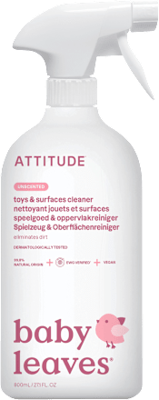 prostředek na dětské povrchy/hračky bez parfemace ATTITUDE