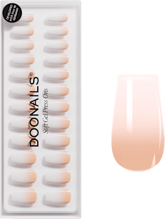 Babyboomer Craze Künstliche Nägel Press Ons Short Babyboomer Coffin Doonails