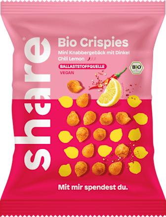 Knabbergebäck Crispies Chili Lemon share