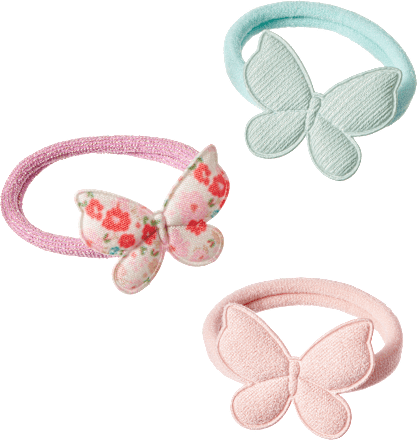 Gumki do włosów z motylami ebelin
