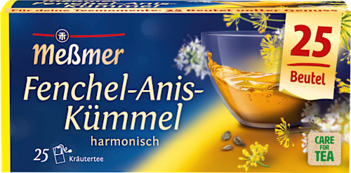 Kräutertee Fenchel-Anis-Kümmel (25 Beutel) Meßmer