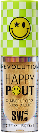 Lipgloss Happy Pout Shimmer, Smiley World Sunbeam REVOLUTION