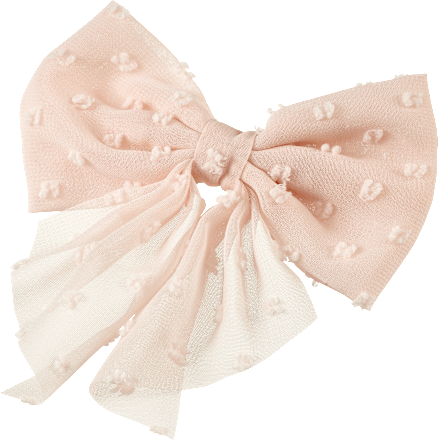 Patentspange Schleife Langhaarmädchen