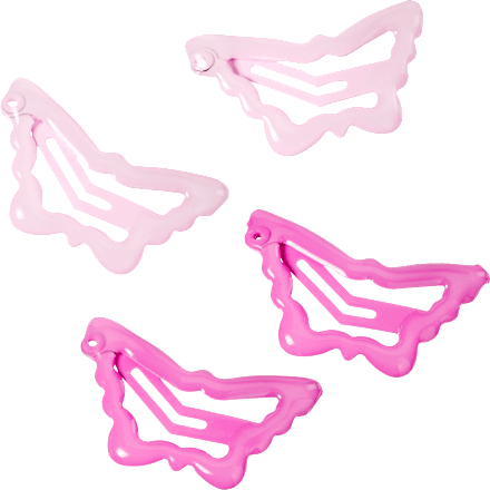 Haarclips Schmetterlinge rosa ebelin