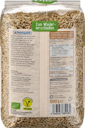 Getreide, Roggen dmBio