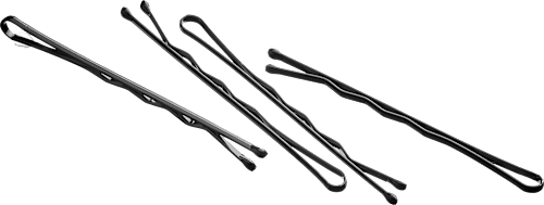 Haarschieber midi schwarz ebelin