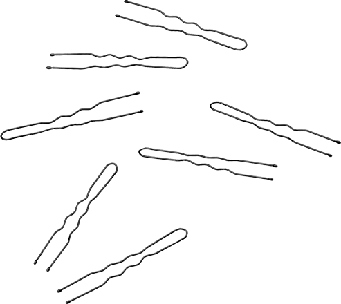 Haarnadeln kurz schwarz ebelin