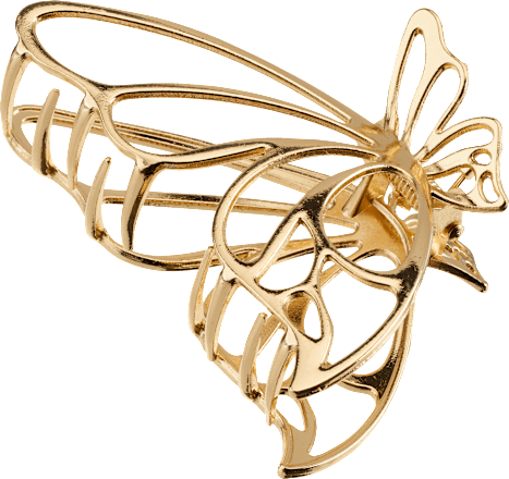 Haarklammer Schmetterling Gold-Optik ebelin