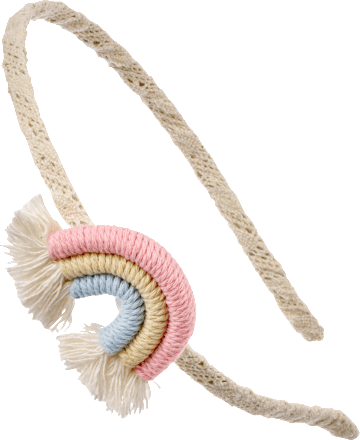 Opaska do włosów z tęczą ebelin