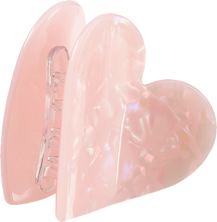 Haarklammer Herz rosa ebelin
