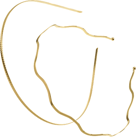 Haarreifen Gold-Optik ebelin