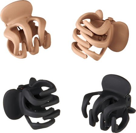 Haarklammern midi schwarz, braun ebelin