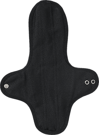 Waschbare Binde schwarz Lang nature Jessa