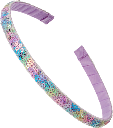 Haarreif Pailletten lila ebelin