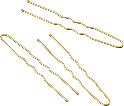 Haarnadeln lang Gold-Optik ebelin