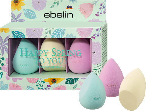 Geschenkset Happy spring to you!, Make-up Eier 3tlg ebelin