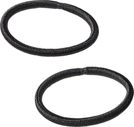 Haargummis schwarz ebelin