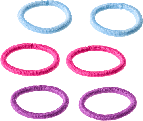 Haargummis mini bunt ebelin