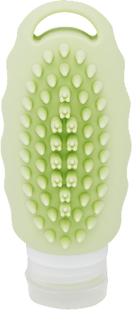 Tároló flakon utazáshoz, masszázskefével, 90 ml DEL