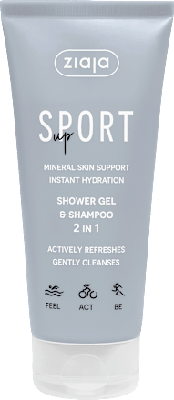 Tusfürdő és sampon 2in1 Sport up ziaja