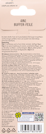 Pilník na nechty 4 in 1 ebelin