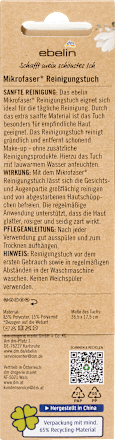Reinigungstuch aus Mikrofaser sortiert ebelin