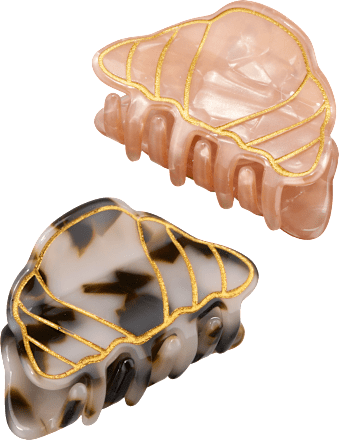 Haarklammern Croissants ebelin
