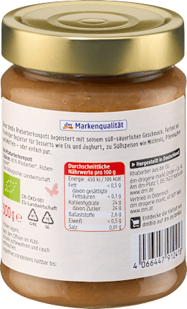 Bio rabarbarin kompot dmBio
