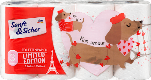 Papier toaletowy Limited Edtion 3-warstwowy 8x180 Sanft&Sicher