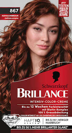 Intensiv-Color-Creme - Nr. 867 Mahagoni-Braun Schwarzkopf Brillance
