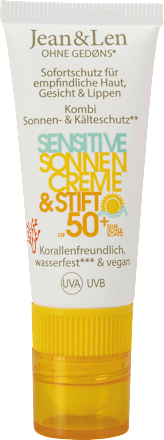 Sonnenschutz Kombi Gesicht Creme & Stift, LSF 50+ Jean&Len