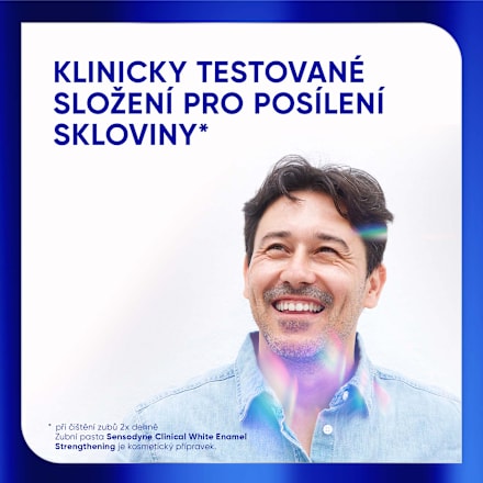 zubní pasta Clinical White Enamel Strengthening SENSODYNE