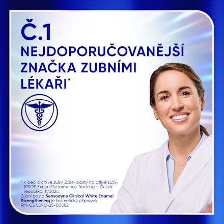 zubní pasta Clinical White Enamel Strengthening SENSODYNE