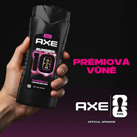 sprchový gel Number 10 FIFA 3 v 1 Axe