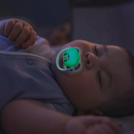 dudlík Ultra air night 0-6 m Lenochod/Tygr PHILIPS AVENT