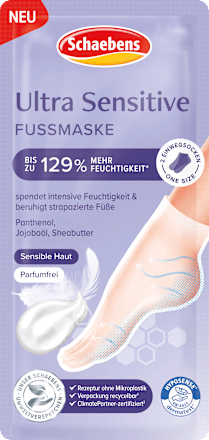 Fußmaske Socken Ultra Sensitive (1 Paar) Schaebens