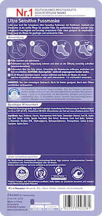 Fußmaske Socken Ultra Sensitive (1 Paar) Schaebens