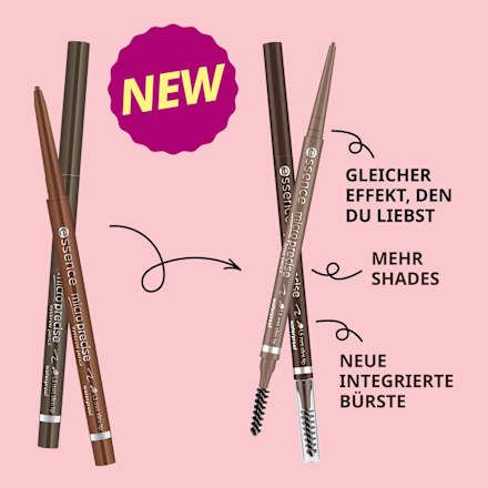 Augenbrauenstift Micro Precise Waterproof 08 Black Brown essence