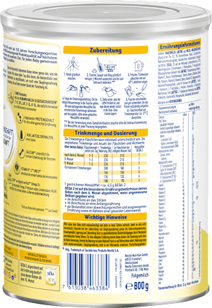 Folgemilch 2 nach dem 6. Monat Nestlé BEBA