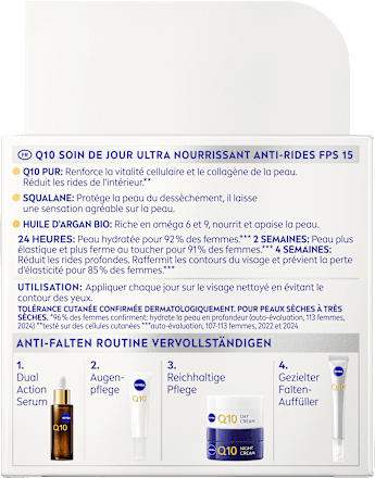 Gesichtscreme Q10 Anti-Falten Reichhaltig LSF15 NIVEA