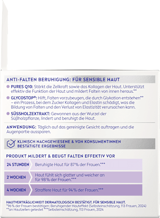 Gesichtscreme Q10  Anti-Falten Sensitiv NIVEA