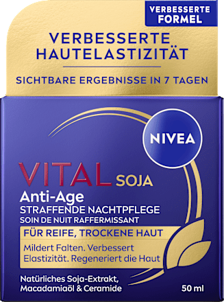 Nachtcreme Vital Soja Anti-Age straffend NIVEA