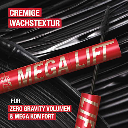 Mascara Volume Up Mega Lift 001 Black MANHATTAN Cosmetics