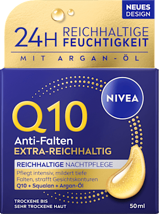 Nachtcreme Q10 Anti-Falten Reichhaltig NIVEA