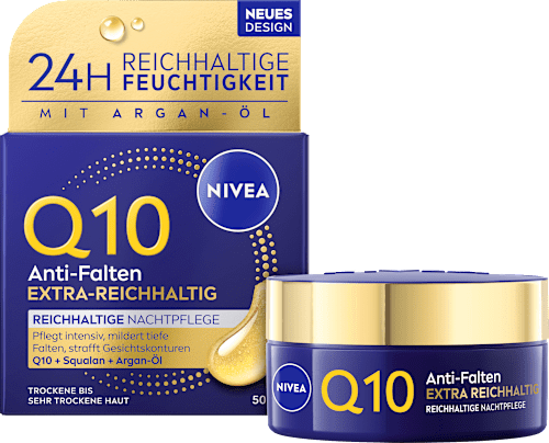 Nachtcreme Q10 Anti-Falten Reichhaltig NIVEA