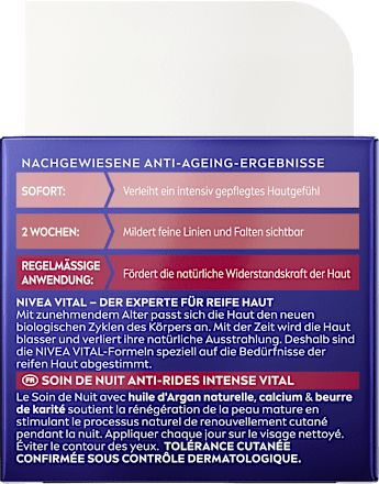 Nachtcreme Vital  Anti-Falten Intensiv NIVEA