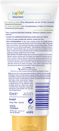 Sonnenmilch Kids sensitiv, daily uv Schutz, LSF 50+ NIVEA SUN