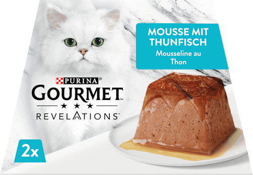 Nassfutter Katze Revelations Mousee mit Thunfisch (2x 57 g) Purina Gourmet