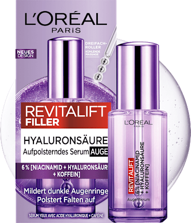 Augenserum Revitalift Filler Hyaluron + Koffein L'ORÉAL PARiS REVITALIFT