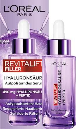 Anti Falten Serum Revitalift Filler 1,5 % Pure Hyaluronsäure L'ORÉAL PARiS REVITALIFT
